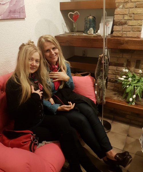 met Renia bij Alicja in Amstelveen