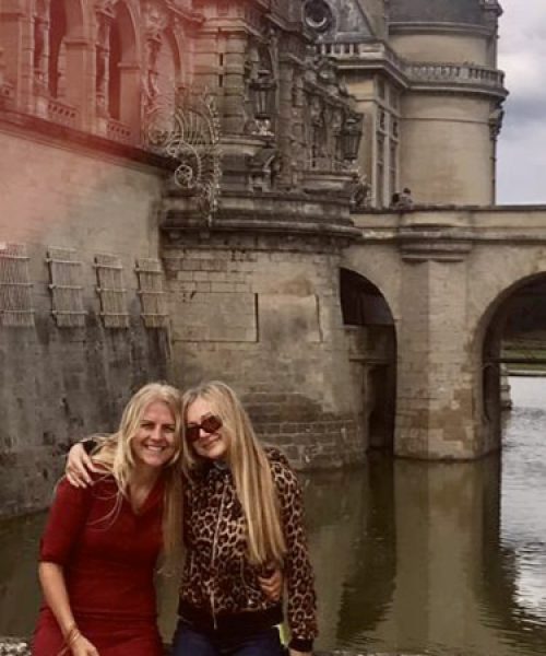 met Renia in Frankrijk