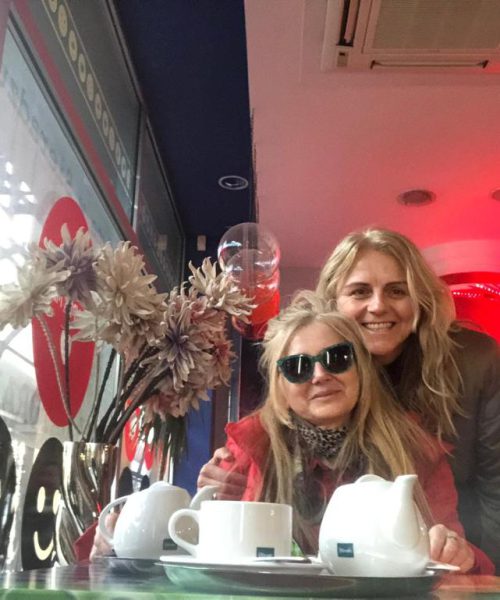 met Renia in Mama-Mia cafe in Sieradz